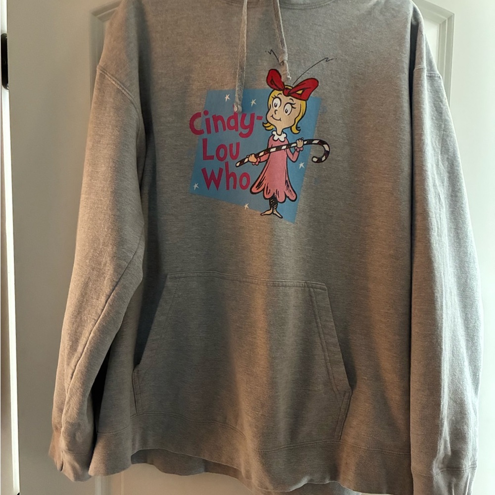 Gray Cindy Lou Who Hoodie